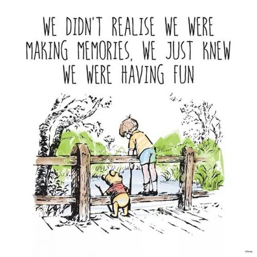 Making memories